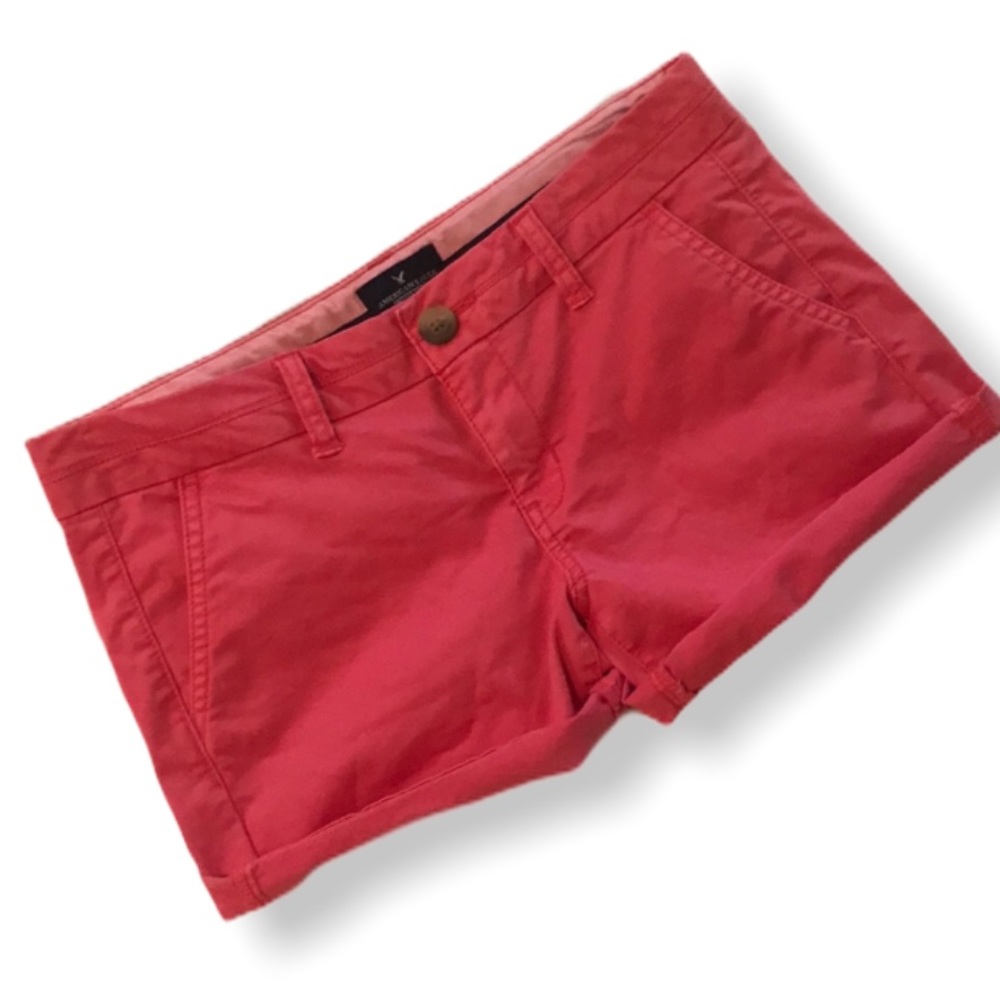 American Eagle stretch midi shorts size 4 - Picture 2 of 9
